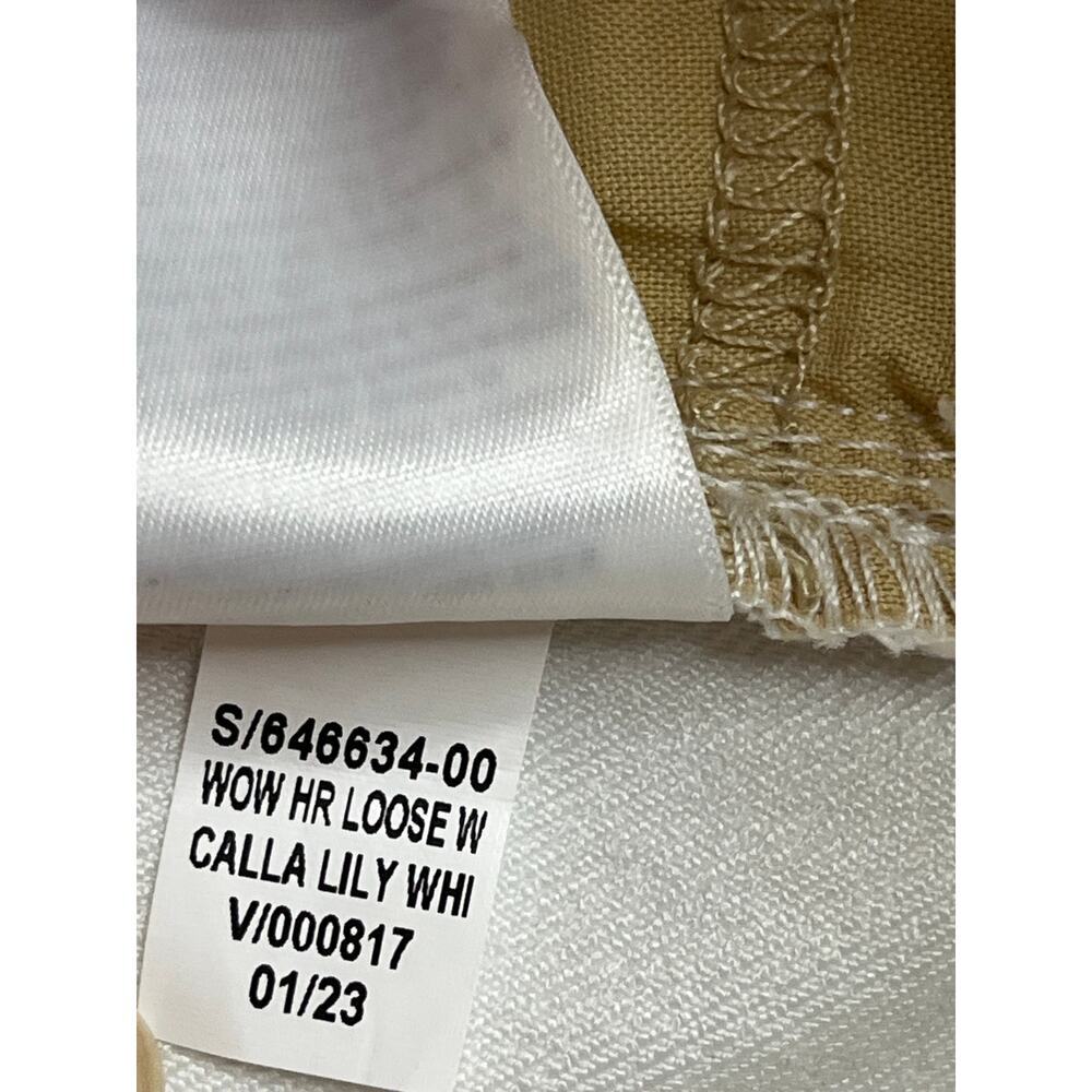 Old Navy high rise wow loose white calla lily jeans, size 20 - Picture 10 of 11